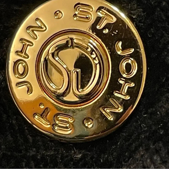 ST. JOHN SPORT by MARIE GRAY Velvet Pants in Black - Picture 7 of 7